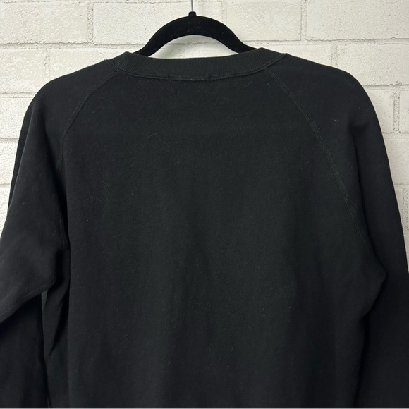 John Elliott Black Sweatshirt Crewneck Black comfort errands modest  Large - Picture 5 of 12